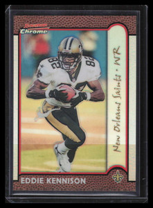 1999 Bowman Chrome Gold Refractor 11 Eddie Kennison 12/25