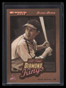 2002 Donruss All-Time Diamond Kings Studio Series 8 Stan Musial 236/250