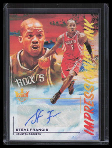 2021-22 Court Kings Impressionist Ink Violet 17 Steve Francis Auto 17/35