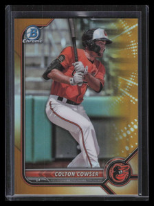 2022 Bowman Chrome Prospects Gold Refractor bcp236 Colton Cowser Rookie 10/50