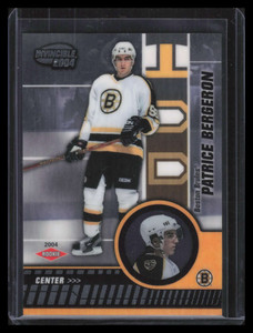 2003-04 Pacific Invincible Retail 102 Patrice Bergeron Rookie