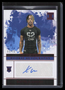 2020 Panini Impeccable Autographs Red 155 Xavier McKinney Rookie Auto 11/75