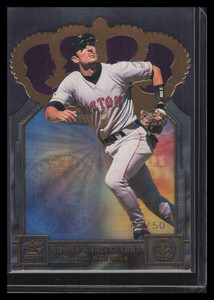 2001 Pacific Gold Crown Die Cuts Purple 9 Nomar Garciaparra 2/50