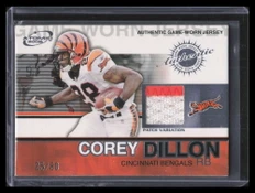 2002 Atomic Game Worn Jersey Patches 17 Corey Dillon Patch 25/80