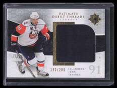 2009-10 Ultimate Collection Debut Threads John Tavares Rookie Jersey 192/200