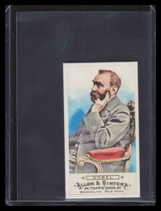 2009 Topps Allen and Ginter Mini Bazooka 15 Alfred Nobel 5/25