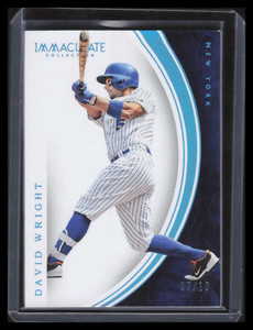 2016 Immaculate Collection Blue 42 David Wright 7/10