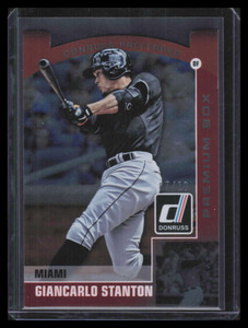 2015 Donruss Preferred Cut to the Chase Red 25 Giancarlo Stanton 7/10