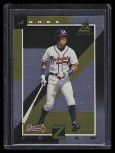 1998 Zenith Z-Team Gold 8 Chipper Jones