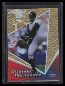 1999 Topps Tek Gold Pattern 2 40b Orlando Hernandez Away 9/10