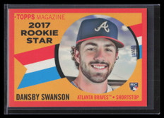 2017 Topps Archives '60 Rookie Stars Red rs4 Dansby Swanson Rookie 9/25
