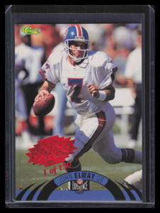 1996 Classic NFL Experience Super Bowl Red 20 John Elway 150505