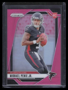2024 Panini Prizm Prizms Pink Refractor 378 Michael Penix Jr. Rookie