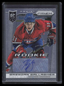 2013-14 Panini Prizm Rookie Autographs AGA Brendan Gallagher Rookie Auto