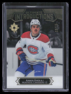 2022-23 Ultimate Collection Ultimate Introductions ui69 Arber Xhekaj Rookie