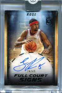 2023-24 Topps 3 Full Court Signs FCSJRO Jalen Rose Auto 24/49