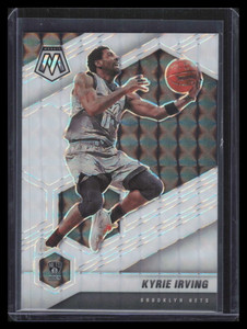 2020-21 Panini Mosaic Mosaic White Refractor 198 Kyrie Irving 13/25