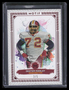 2023 Topps Motif Pyrrol Scarlet 93 Dexter Manley 3/5