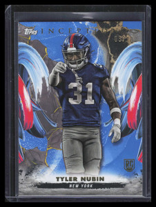 2024 Topps Inception Blue 191 Tyler Nubin Rookie 5/10
