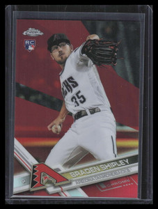 2017 Topps Chrome Red Refractor 51 Braden Shipley Rookie 3/5 ID: 167306