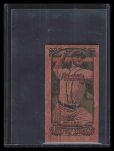 2014 Topps Gypsy Queen Mini Wood 57 Brandon Beachy 1/5 ID: 167313