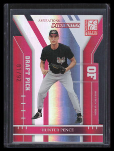 2004 Donruss Elite Extra Edition Aspirations 334 Hunter Pence DP Rookie 81/92 ID: 168123