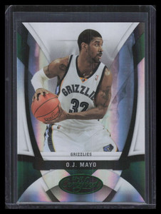 2009-10 Certified Mirror Emerald Green 14 O. J. Mayo 5/5 ID: 168246