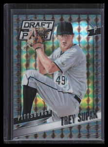 2014 Panini Prizm Draft Picks Prizms Black Finite Refractor 96 Trey Supak RC 1/1