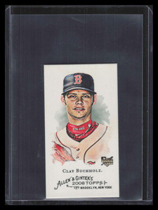 2008 Topps Allen and Ginter Mini Bazooka 153 Clay Buchholz Rookie 17/25