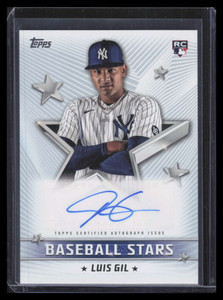 2022 Topps Baseball Stars Autographs BSALG Luis Gil Rookie Auto