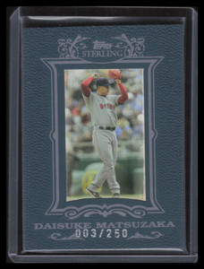 2007 Topps Sterling 248 Daisuke Matsuzaka Rookie 3/250