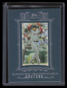 2007 Topps Sterling 248 Daisuke Matsuzaka Rookie 92/250