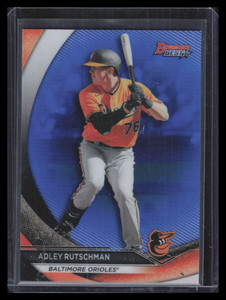 2020 Bowman's Best Top Prospects Blue Refractor tp13 Adley Rutschman RC 3/150