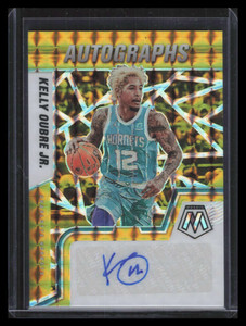 2021-22 Panini Mosaic Autographs Mosaic Gold 15 Kelly Oubre Jr. Auto 8/10