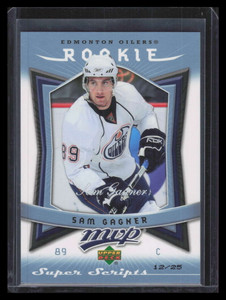 2007-08 Upper Deck MVP Super Script 354 Sam Gagner Rookie 12/25