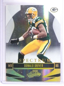 2008 Absolute Memorabilia Spectrum Gold Donald Driver #D06/25 #56