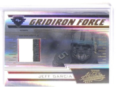 2004 Absolute Gridiron Force Jeff Garcia Patch #D15/25 #GF15
