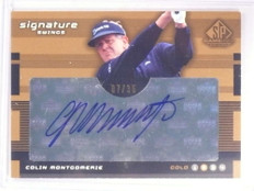 2003 Sp Game Used Signature Swings Colin Montgomerie autograph #D07/35