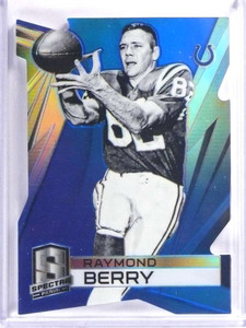 2014 Panini Spectra Prizms Blue Die Cut Raymond Berry #D09/25 #56