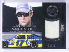 2012 Press Prass Redlins Relics Silver Race-Used Gloves Matt Kenseth #D/25
