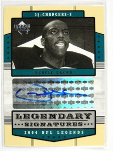 2004 Upper Deck Legends Vencie Glenn auto autograph #LS-VG