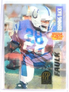 1995 Sportflix Artist's Proof Marshall Faulk #16