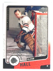 2000-01 UD Legends Legendary Collection Silver Glenn Hall #D095/100 #28