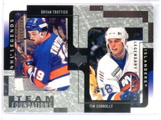 2000-01 UD Legends Legendary Collection Silver Bryan Trottier Connolly /100