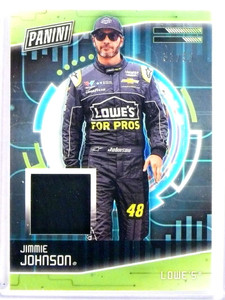 2018 Panini Prime Jimmie Johnson Race Used Tire #D31/50 #17