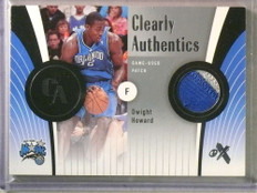 2006-07 Fleer E-X Dwight Howard Clearly Authentics Jersey Patch #D19/75