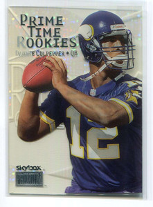 1999 SkyBox Premium Prime Time Rookies 4 Daunte Culpepper Rookie
