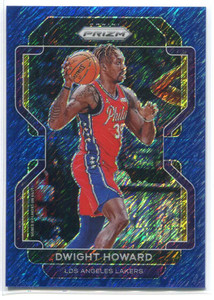 2021-22 Panini Prizm Prizms Blue Shimmer Refractor 172 Dwight Howard 16/30