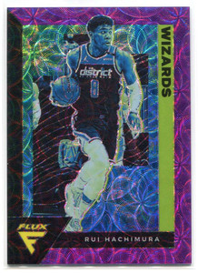 2020-21 Panini Flux FOTL Purple Scope 175 Rui Hachimura 9/18