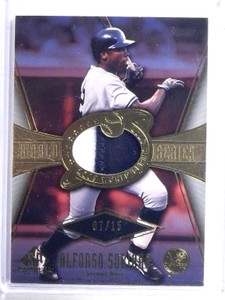 2004 UD SP Game Used World Series Alfonso Soriano Patch #D07/15 #WSSAS1